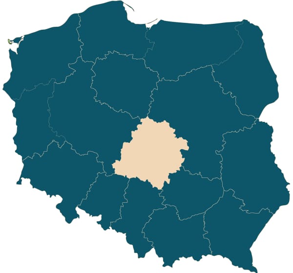 Obsługiwane regiony Rekuperatory.pl