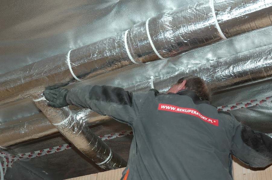 Instalacja na kanalach stalowych