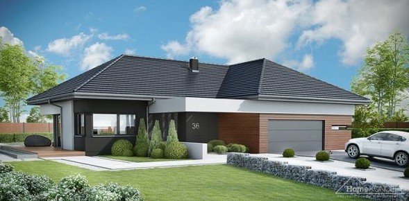 Dom z rekuperacja home koncept