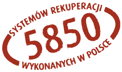    5850 montaży systemów rekuperacji