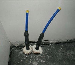 Przejścia przez fundamenty instalacji gwc