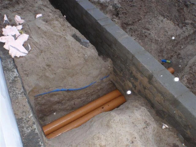 Prowadzenie rurek gwc w gruncie