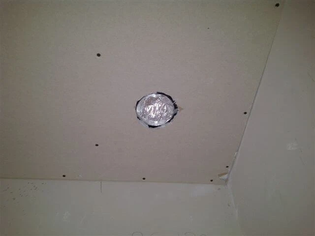 otwory pod punkty nawiewne rekuperacji