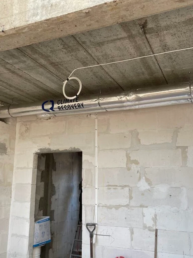 System rekuperacji w domu Filipa Chajzera