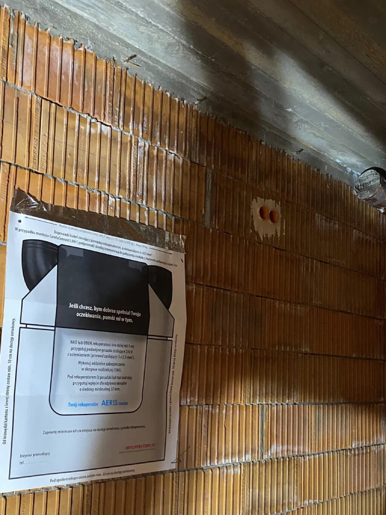 Montaż rekuperatora