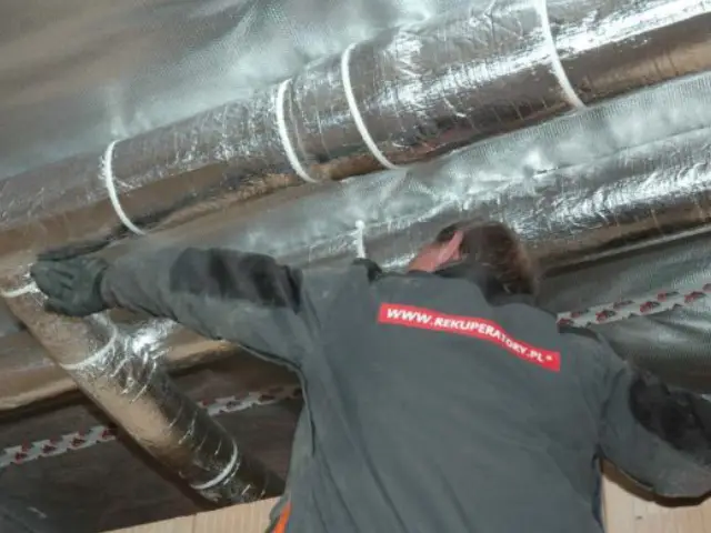 Kanały okrągłe stalowe o dużych średnicach w instalacji rekuperacji