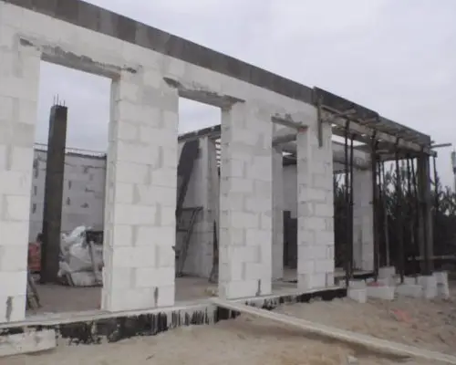 Etap budowy - ściany